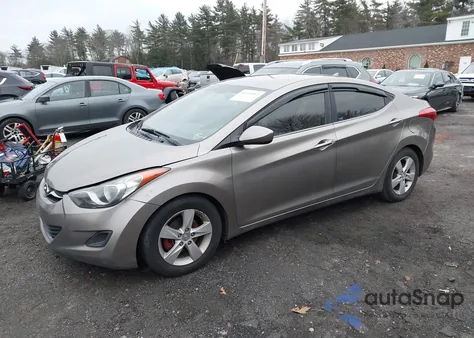 2013 Hyundai Elantra Gls from USA, damaged, VIN 5NPDH4AE1DH321260